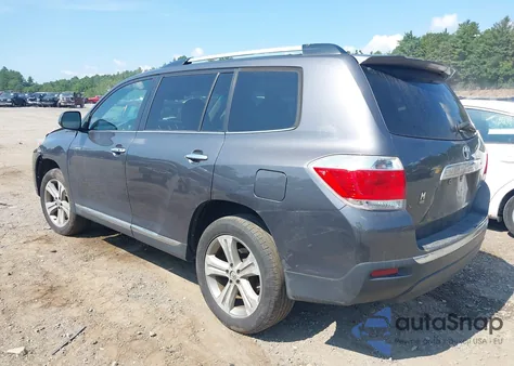 2012 Toyota Highlander Limited V6 z USA, uszkodzony, nr VIN 5TDDK3EH3CS163450